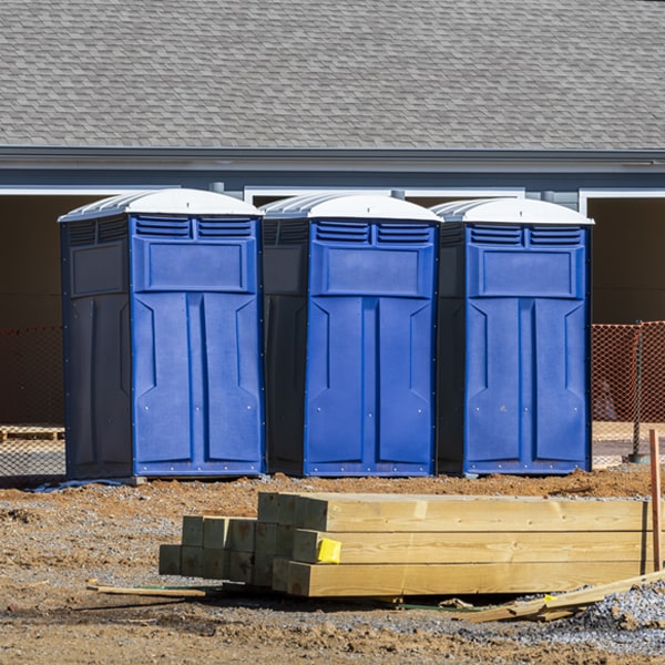 are there any restrictions on where i can place the portable toilets during my rental period in Watson